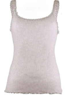 Spaghettiträger Tops^Madiva 100% Bio Baumwolle Träger-Top PURE S/S gerippt Ecofuture®