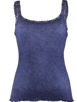 Spaghettiträger Tops^Madiva 100% Bio Baumwolle Träger-Top PURE S/S gerippt Ecofuture®