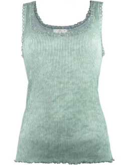 Camisole (Breite Träger)^Madiva 100% Bio Baumwolle Unterhemd PURE S/L gerippt Ecofuture®