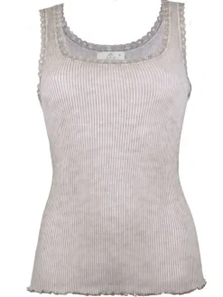 Camisole (Breite Träger)^Madiva 100% Bio Baumwolle Unterhemd PURE S/L gerippt Ecofuture®