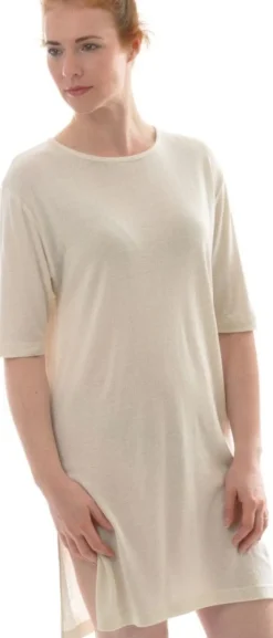 Lounge-Wear|Seiden Basics^Alkena 100% Bio Bourette-Seide BIGSHIRT kbT
