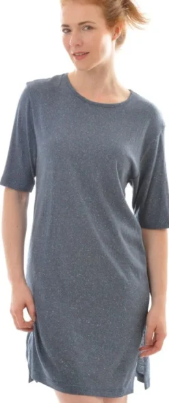 Seidennachthemd|Lounge-Wear^Alkena 100% Bio Bourette-Seide BIGSHIRT kbT von