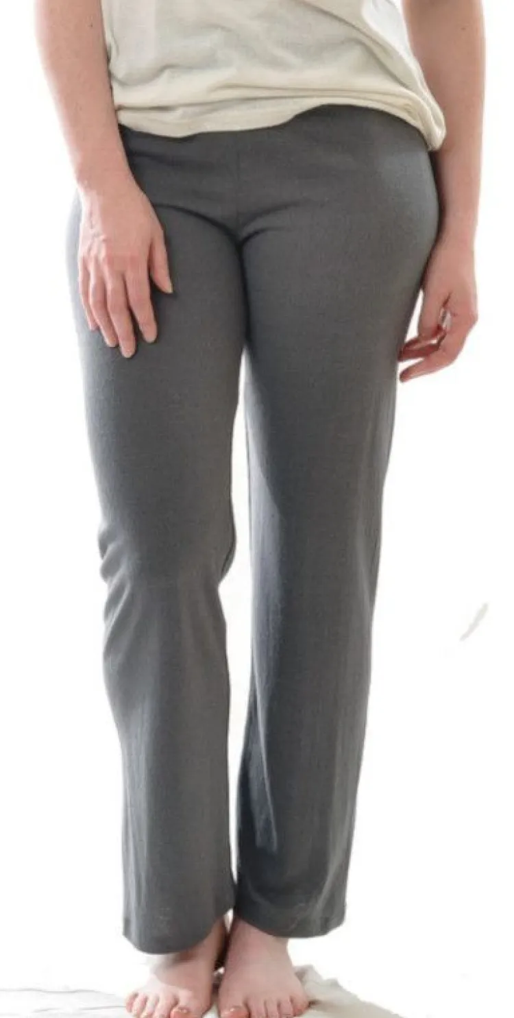 Lounge-Wear|Alle Unterteile^Alkena 100% Bio Bouretteseide YOGA HOSE uni von