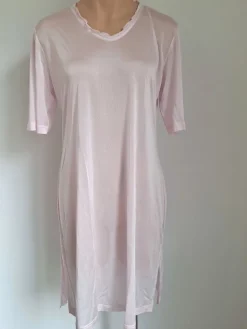 Seide Sleepshirt|Seidennachthemd^Alkena 100% Bio-Seide KURZARM NACHTHEMD von