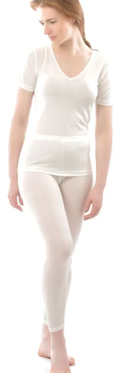 Leggings|Mit Jersey & Wirkseide^Alkena 100% Bio-Seide LEGGINGS uni von