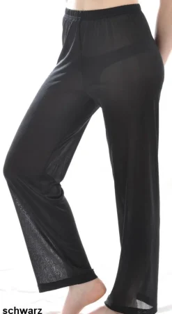 Lounge-Wear|Mit Jersey & Wirkseide^Alkena 100% Bio-Seide PYJAMAHOSE fein von