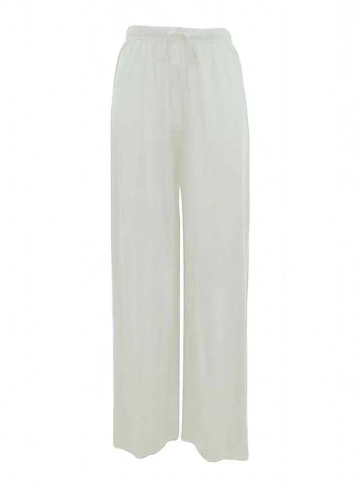 Lounge-Wear|Mit Jersey & Wirkseide^Alkena 100% Bio-Seide PYJAMAHOSE uni von