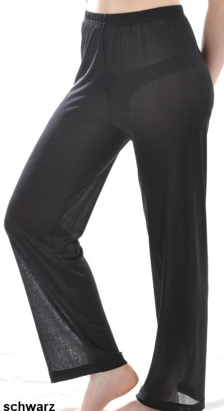 Lounge-Wear|Mit Jersey & Wirkseide^Alkena 100% Bio-Seide PYJAMAHOSE uni von