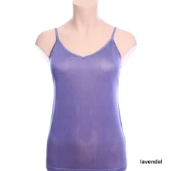 Spaghettiträger Tops|Alle Lingerie Tops^Alkena 100% Bio-Seide SPAGHETTI-TOP bedruckt fein von