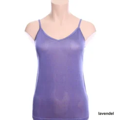 Spaghettiträger Tops|Alle Lingerie Tops^Alkena 100% Bio-Seide SPAGHETTI-TOP bedruckt fein von