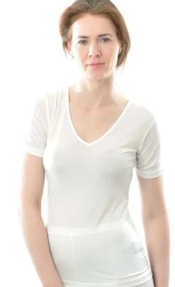 T-Shirt|Shirts Mit Seide^Alkena 100% Bio-Seide T-SHIRT fein von