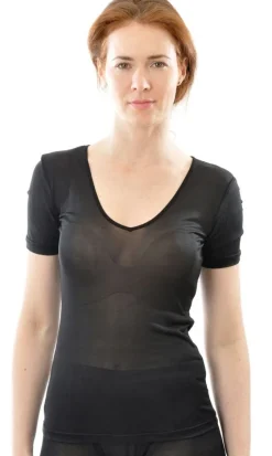T-Shirt|Shirts Mit Seide^Alkena 100% Bio-Seide T-SHIRT uni von