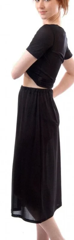 Mit Jersey & Wirkseide|Alle Unterteile^Alkena 100% Bio-Seide UNTERROCK LANG uni von