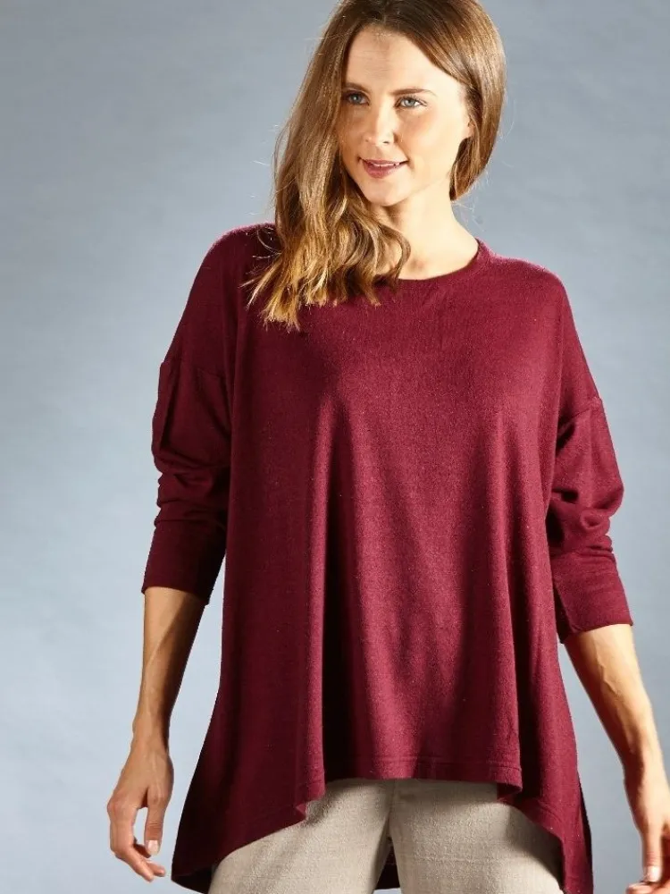 Lounge-Wear|Shirts Mit Seide^Kokon Zwo 100% Bouretteseide BOXY SHIRT von