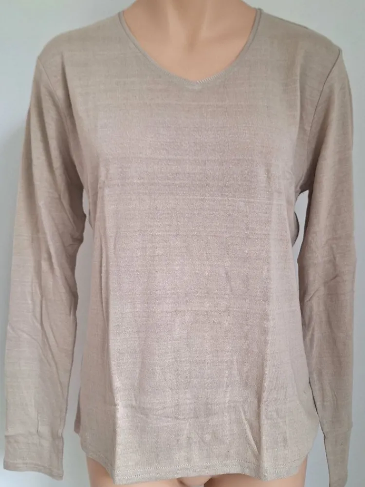 Shirts Mit Seide|Langarm^Alkena 100% Bouretteseide LANGARM SHIRT uni von