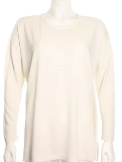 Lounge-Wear|Shirts Mit Seide^Kokon Zwo 100% Bouretteseide RUNDHALS SHIRT uni