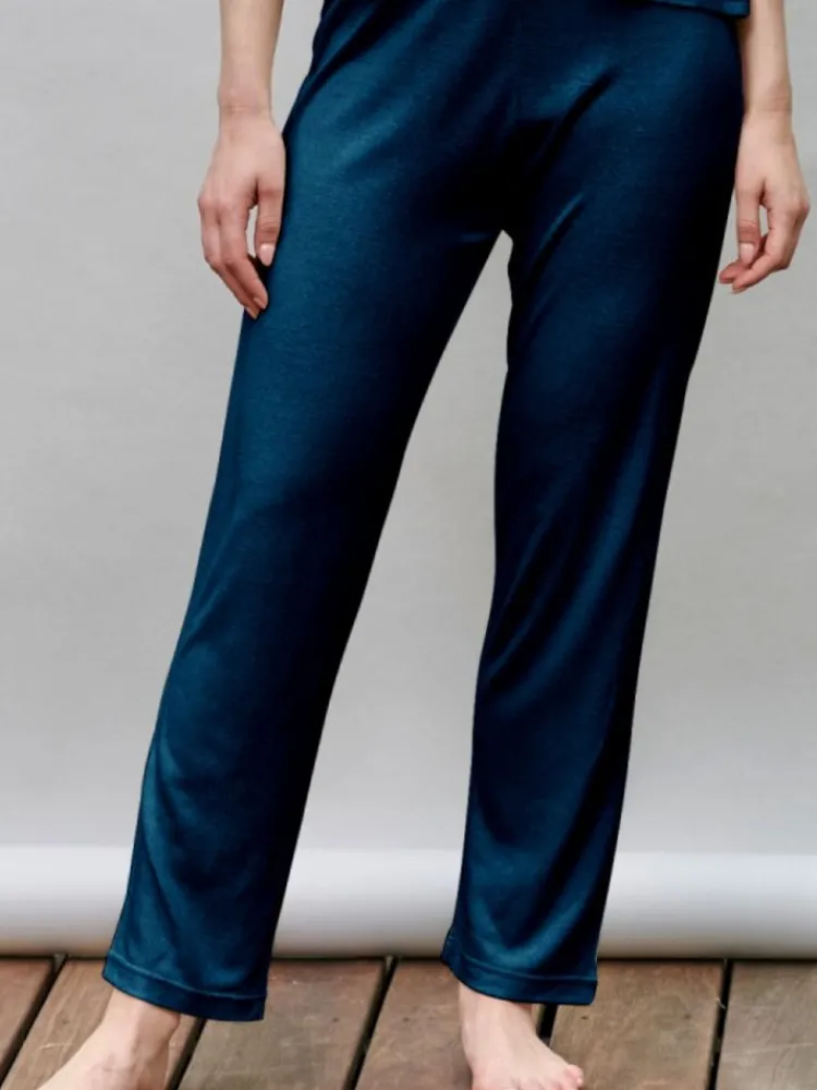 Strandhose & Jumpsuit|Lounge-Wear^Kokon Zwo 100% Bouretteseide YOGA HOSE
