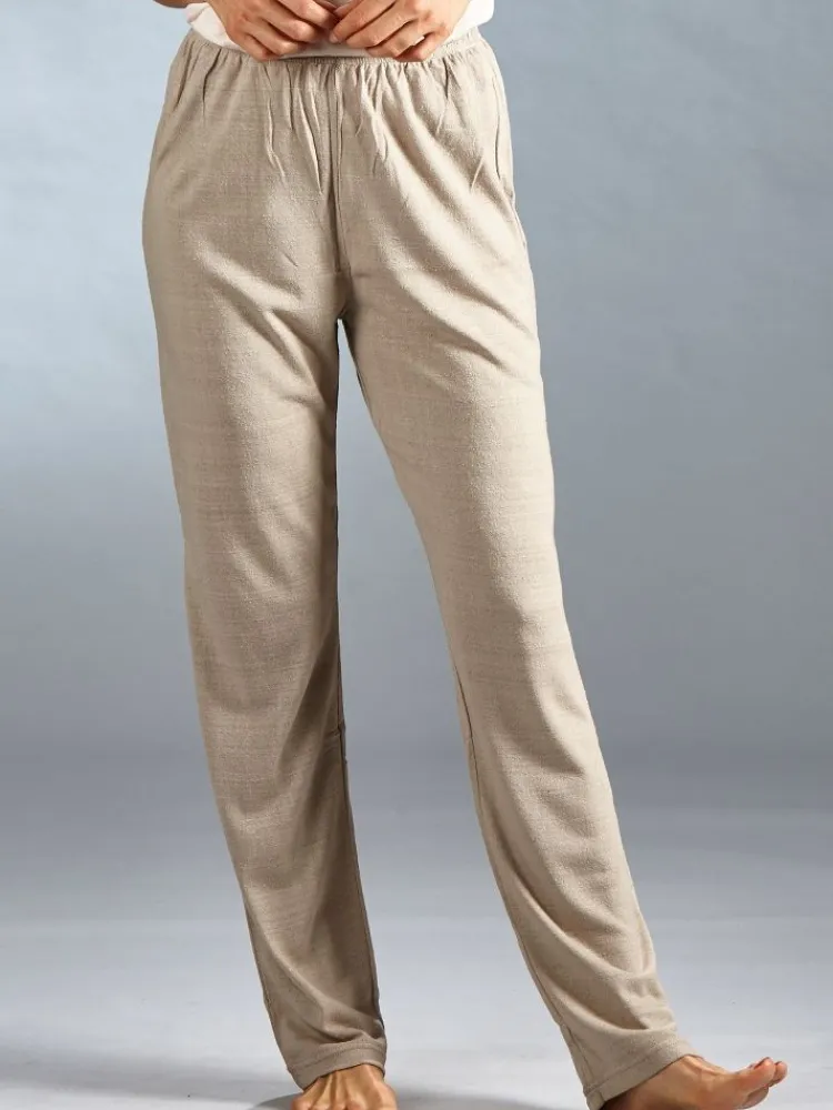Strandhose & Jumpsuit|Lounge-Wear^Kokon Zwo 100% Bouretteseide YOGA HOSE Basic von