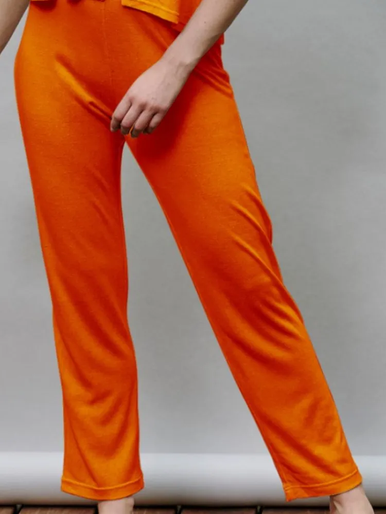 Strandhose & Jumpsuit|Lounge-Wear^Kokon Zwo 100% Bouretteseide YOGA HOSE Basic von