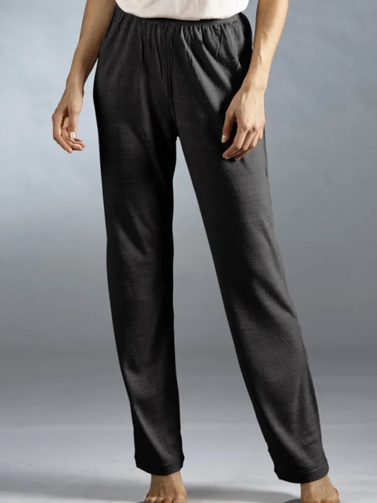 Strandhose & Jumpsuit|Lounge-Wear^Kokon Zwo 100% Bouretteseide YOGA HOSE Basic von
