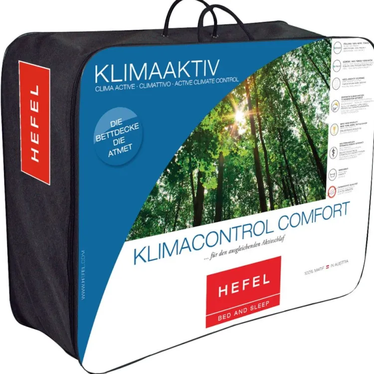 Sommerdecken^HEFEL 100% Lyocell Sommerdecke KLIMACONTROL COMFORT SD von weiß