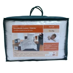 Medium Bettdecken^f.a.n. Frankenstolz 100% Lyocell Steppdecke AFRICAN COTTON mittelwarm weiß