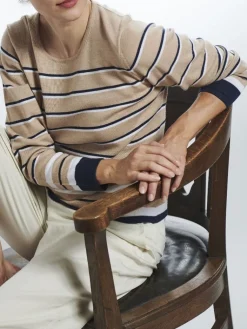 Lounge-Wear|Langarm^Kokon Zwo 100% Merinowolle kbT Feinstrick Pullover von