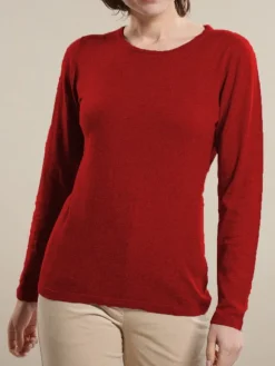 Lounge-Wear|Langarm^Kokon Zwo 100% Merinowolle kbT Feinstrick Long-Pullover