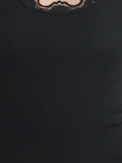 Shirt Mit Spitze|Shirts Mit Seide^Kokon Zwo 70% Seide 30% Bio-Baumwolle kbA LANGARMSHIRT gerippt uni