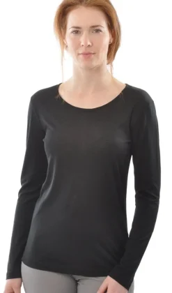 Wolle-Seide Shirts|Langarm^Alkena 55% Seide 45% Wolle LANGARM-SHIRT edel von