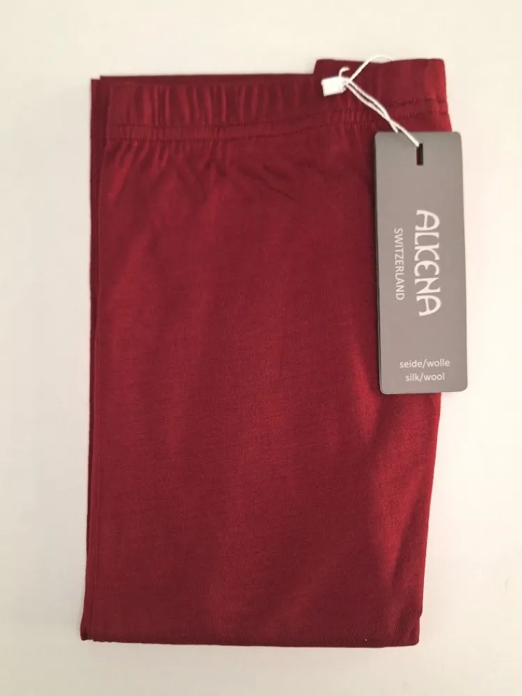 Leggings|Wolle-Seide Leggings^Alkena 55% Seide 45% Wolle LEGGINGS glatt von