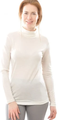 Wolle-Seide Shirts|Mit Rollkragen^Alkena 55% Seide 45% Wolle ROLLKRAGEN-SHIRT von