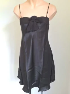 Seidennachthemd|Alle Negligés^Luna di Seta 100% Seide Baby-Doll SIENA von - nur noch in schwarz schwarz oder rubin-rot