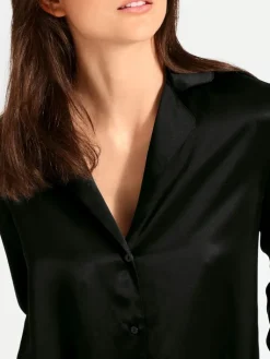 Bluse & Tunika|Mit Seidensatin^Aubade 100% Seide Bluse TOI MON AMOUR klassische Farben von