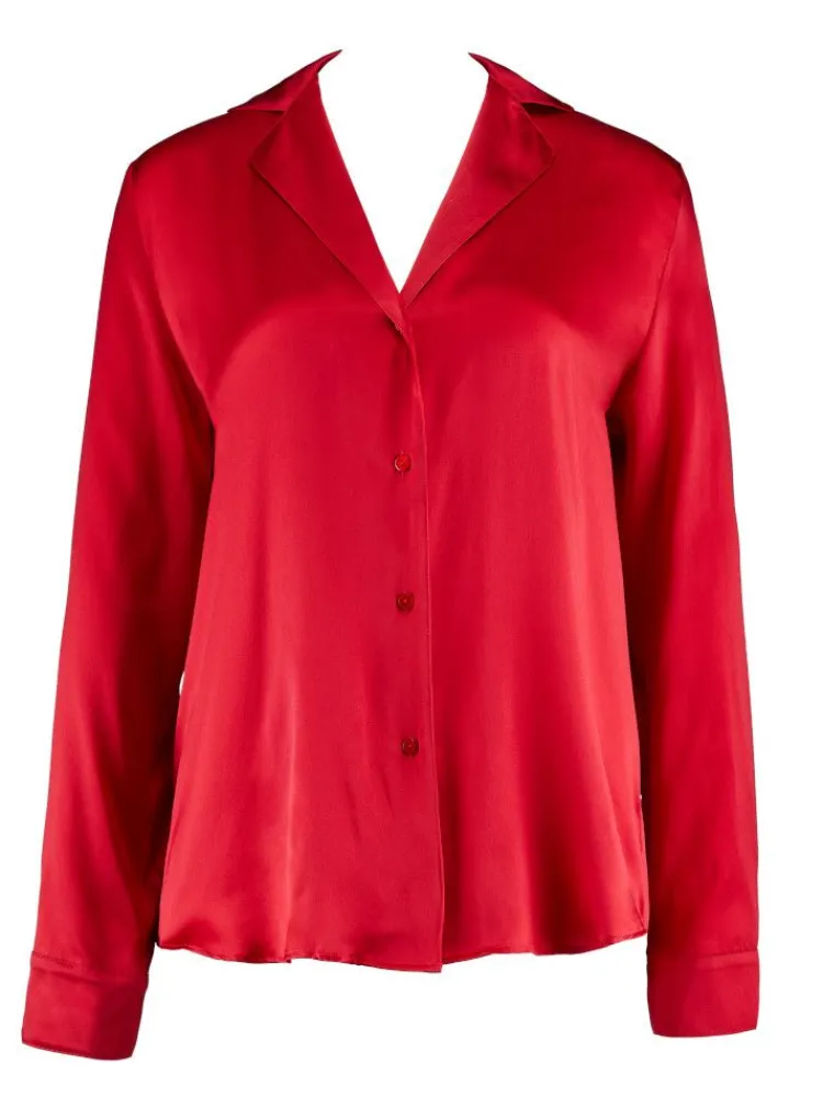 Bluse & Tunika|Mit Seidensatin^Aubade 100% Seide Bluse TOI MON AMOUR klassische Farben von