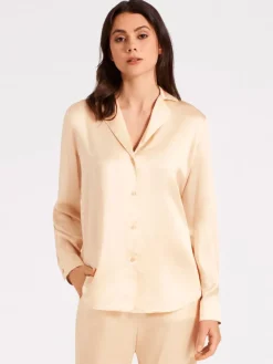 Bluse & Tunika|Mit Seidensatin^Aubade 100% Seide Bluse TOI MON AMOUR klassische Farben von