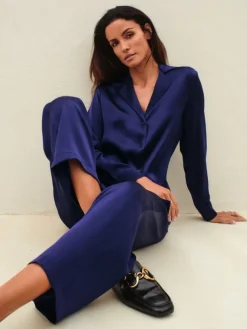 Bluse & Tunika|Mit Seidensatin^Aubade 100% Seide Bluse TOI MON AMOUR Basic Farben von