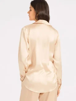 Bluse & Tunika|Mit Seidensatin^Aubade 100% Seide Bluse TOI MON AMOUR viele Farben von