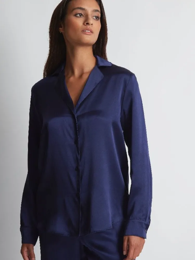 Bluse & Tunika|Mit Seidensatin^Aubade 100% Seide Bluse TOI MON AMOUR viele Farben von