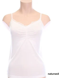 Mit Jersey & Wirkseide|Tops Mit Seide^Kokon Zwo 100% Seide feminines UNTERHEMD von