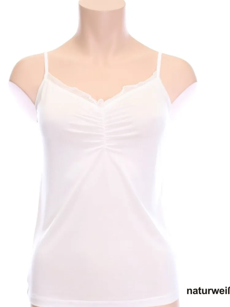 Mit Jersey & Wirkseide|Tops Mit Seide^Kokon Zwo 100% Seide feminines UNTERHEMD von