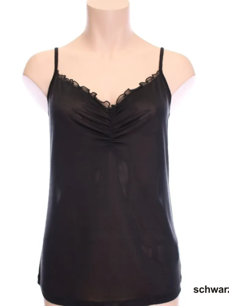 Mit Jersey & Wirkseide|Tops Mit Seide^Kokon Zwo 100% Seide feminines UNTERHEMD von