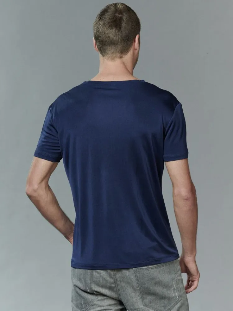 Seidenunterwäsche^Kokon Zwo 100% Seide Herren T-Shirt für Männer