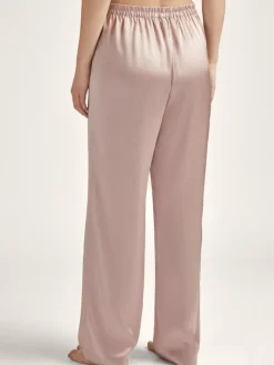 Lounge-Wear|Mit Seidensatin^Aubade 100% Seide Hose TOI MON AMOUR von altrosa