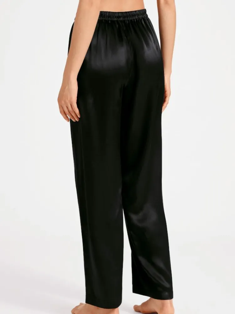 Lounge-Wear|Mit Seidensatin^Aubade 100% Seide Hose TOI MON AMOUR von