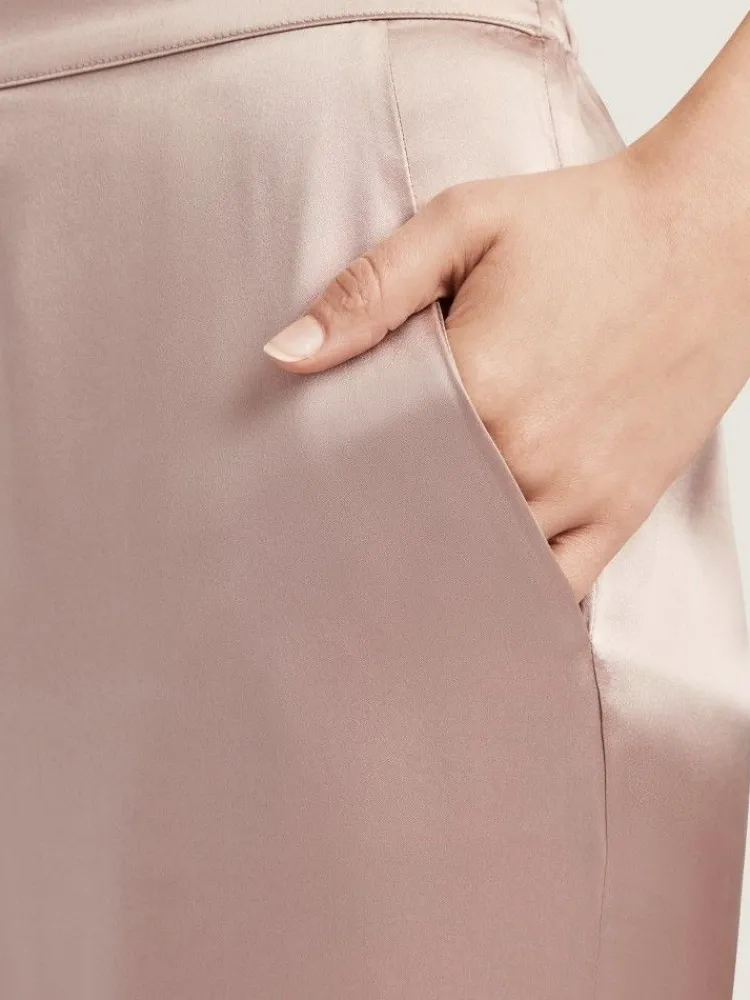 Lounge-Wear|Mit Seidensatin^Aubade 100% Seide Hose TOI MON AMOUR von