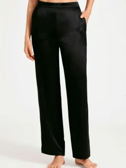 Lounge-Wear|Mit Seidensatin^Aubade 100% Seide Hose TOI MON AMOUR Uni Farben von