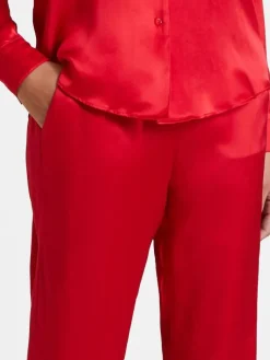 Lounge-Wear|Mit Seidensatin^Aubade 100% Seide Hose TOI MON AMOUR klassische Farben von