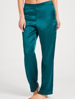 Lounge-Wear|Mit Seidensatin^Aubade 100% Seide Hose TOI MON AMOUR viele Farben von