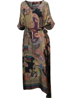Strandkleider & Sommerkleider|Kaftan, Tunika & Pareo^Eva B. Bitzer 100% Seide Kaftan MILANO BLACK von